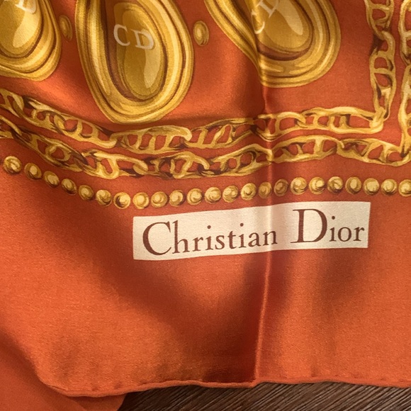 Christian Dior silk scarf - Picture 3 of 8